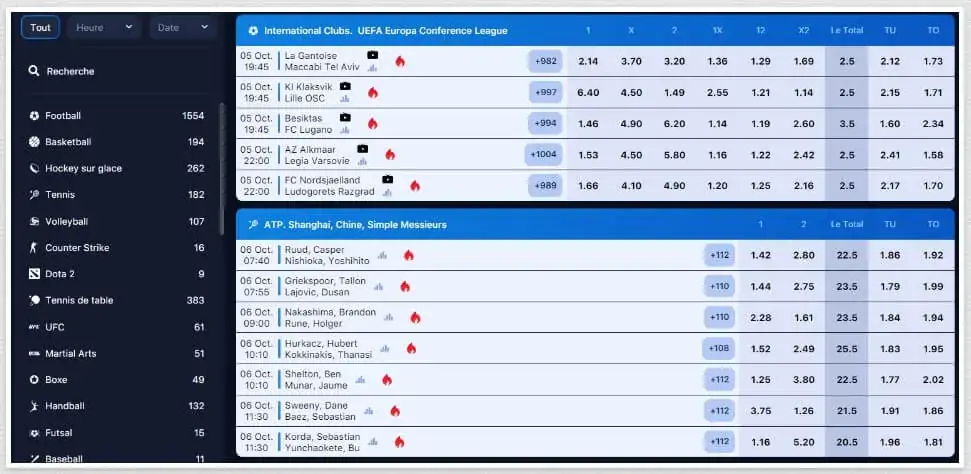1win App : Téléchargement Android et Connexion pour les Joueurs Français